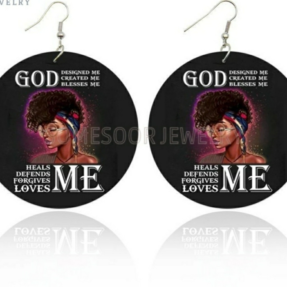 Inspirational earrings